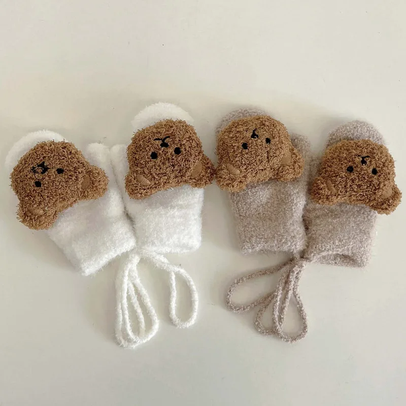 Teething Mitten Baby - Sarung Tangan Bayi Beruang Kartun 1-4Y