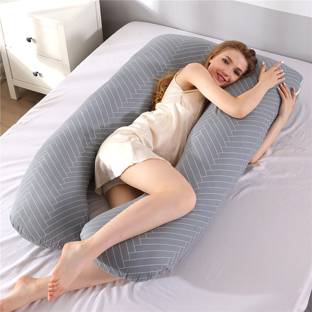 Nursing Pillow Breastfeeding - Bantal Kehamilan 130*70Cm Bantal Pinggang Tidur