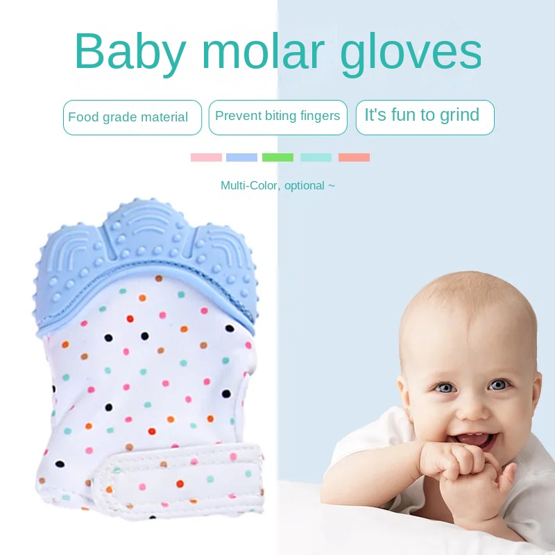 Teething Mitten Baby - Sarung tangan bayi, mainan gigitan bayi