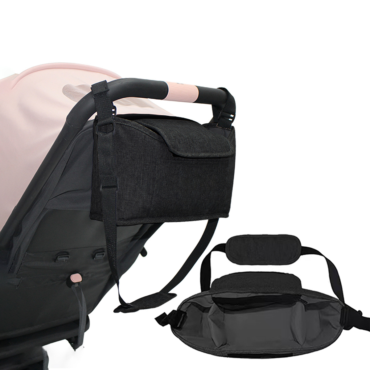 Diaper Bag Backpack - Tas Penyimpanan dan Organizer Kereta Dorong