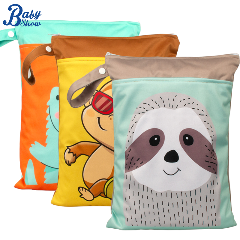 Diaper Bag Backpack - Babyshow tas kering basah 25x35cm, tas