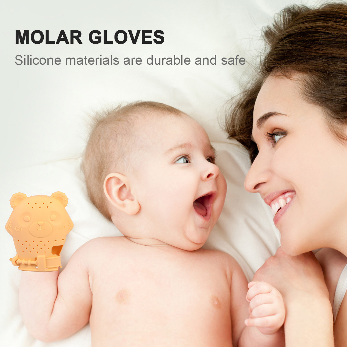 Sarung Tangan Teether Bayi Sil - Teething Mitten Baby ulasan dan harga