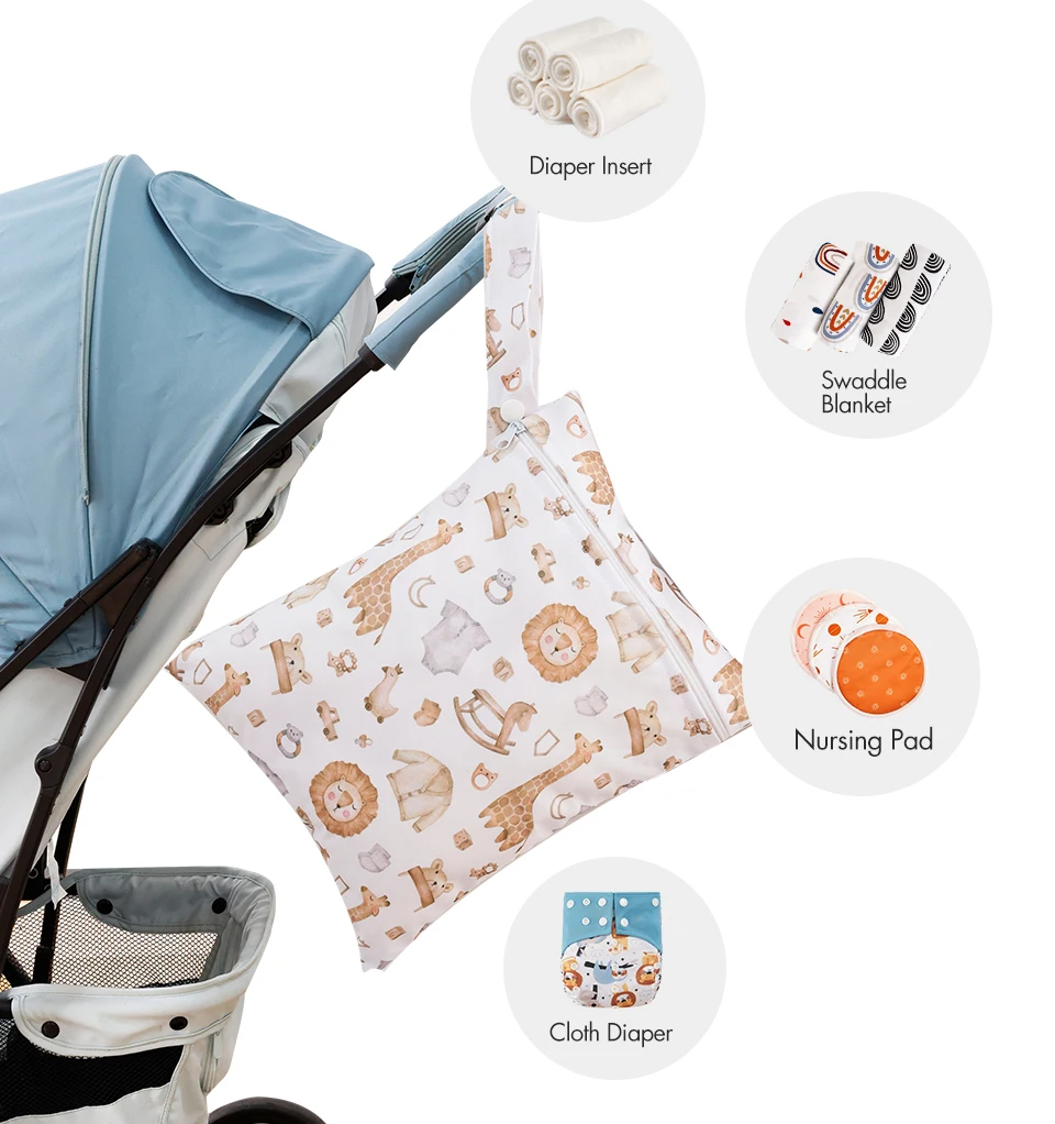 3 buah tas kosmetik Travel Was - Diaper Bag Backpack ulasan dan harga