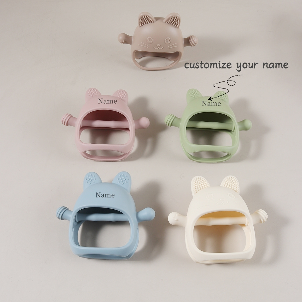 Sarung Tangan Silikon Bentuk K - Teething Mitten Baby ulasan dan harga