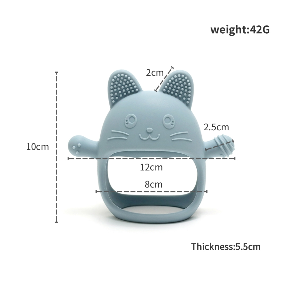 Sarung Tangan Silikon Bentuk K - Teething Mitten Baby ulasan dan harga