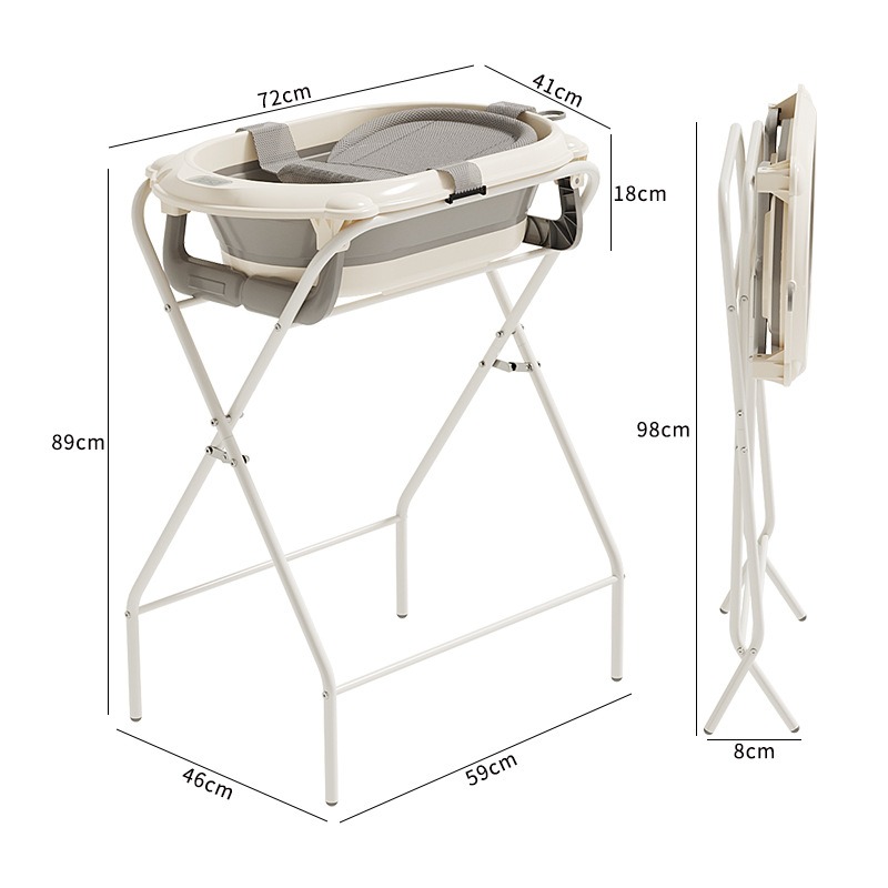 Set Mandi Bayi Lipat Serbaguna - Baby Bath Tub Foldable ulasan dan harga