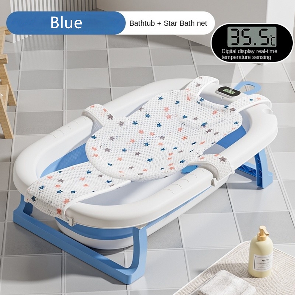 Bak Mandi Bayi Lipat dengan Su - Baby Bath Tub Foldable ulasan dan harga