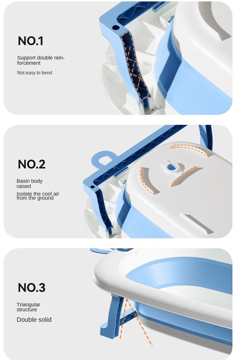 Bak Mandi Bayi Lipat dengan Su - Baby Bath Tub Foldable ulasan dan harga