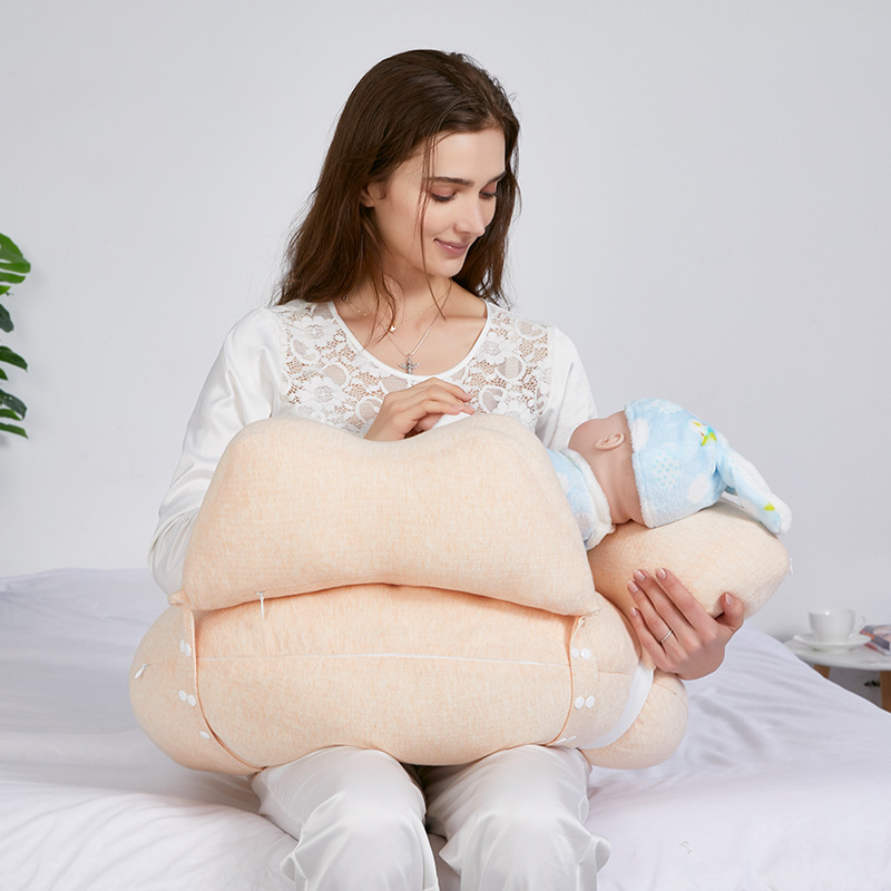 Bantal Menyusui Rajut Katun Mu - Nursing Pillow Breastfeeding ulasan dan harga