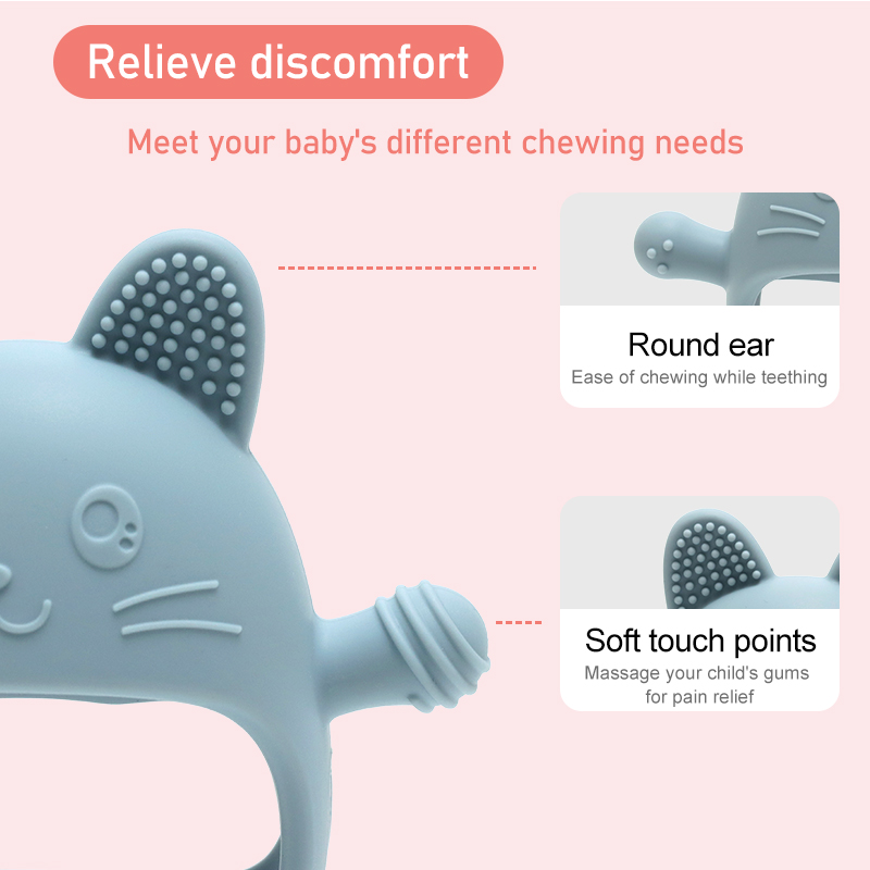 Sarung tangan silikon bayi, do - Teething Mitten Baby ulasan dan harga