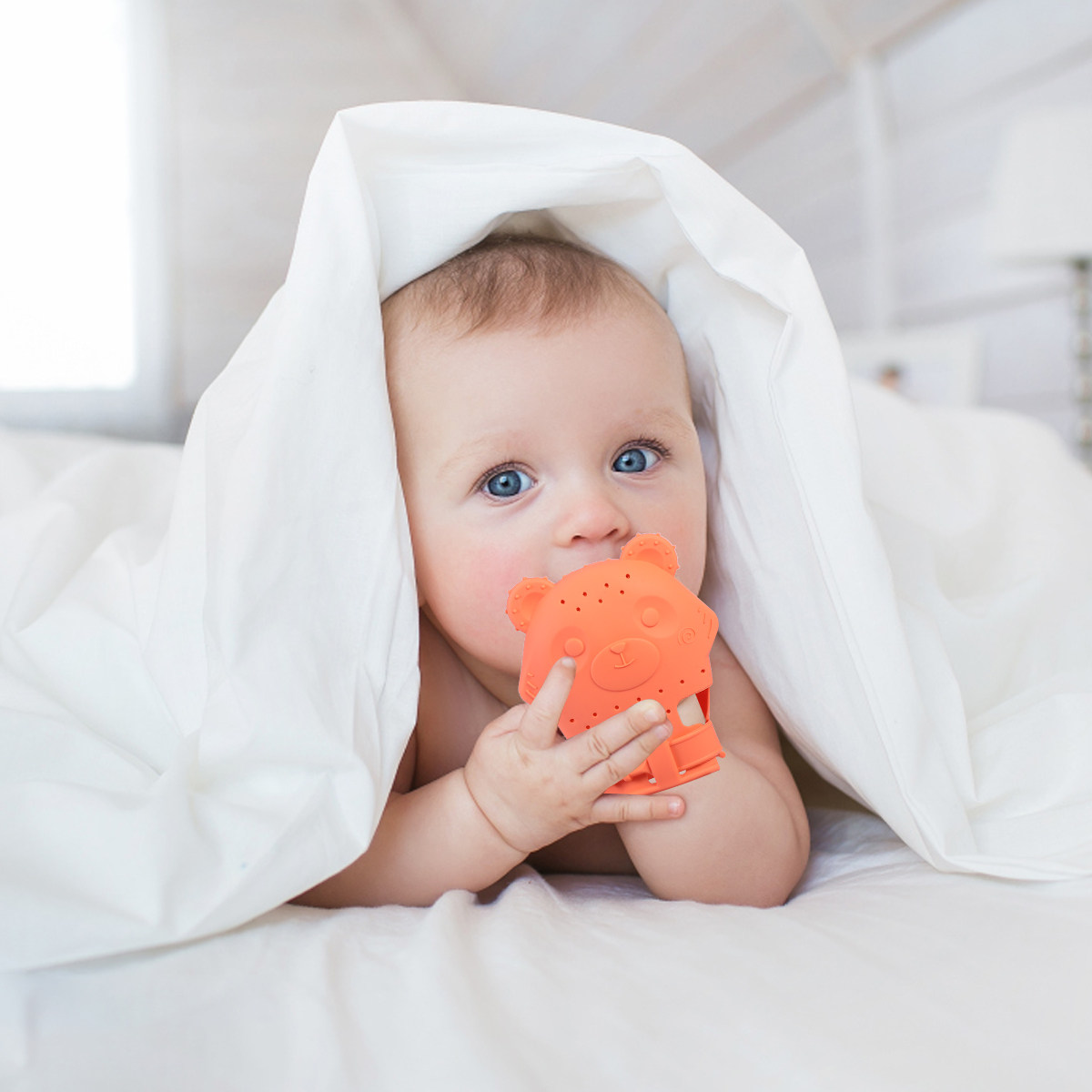 Sarung Tangan Teether Aman Sar - Teething Mitten Baby ulasan dan harga